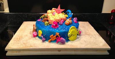 Disney 'Finding Nemo' 3rd birthday cake - Cake by Tanya Morris