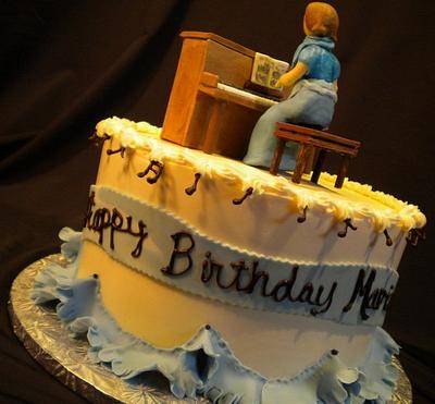 Piano Birthday cake - Cake by Janan