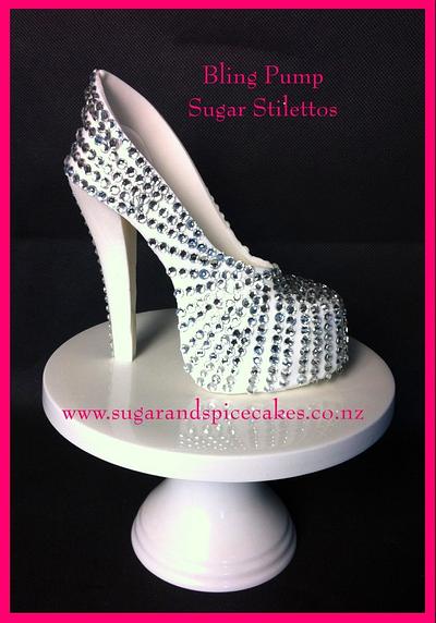 Bling Sugar Stiletto - Cake by Mel_SugarandSpiceCakes