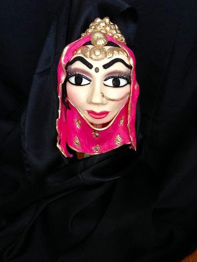 Indian women figure - Cake by sibelsah