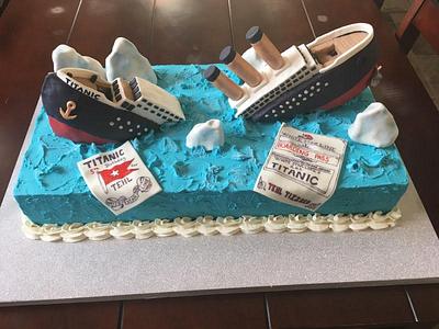 Titanic birthday cake - Cake by Sweet Art Cakes