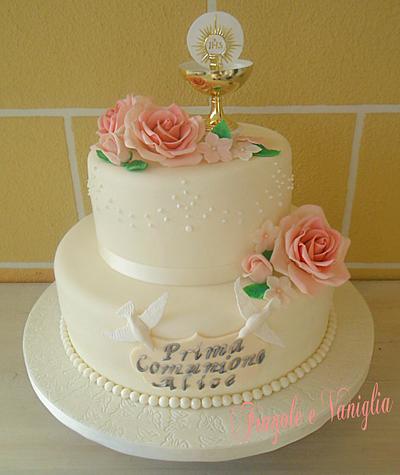 First communion cake - Cake by Sloppina in cucina