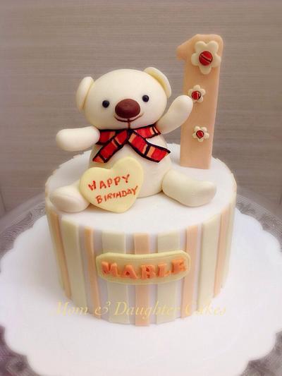 Beary Love - Cake by Amy Teoh