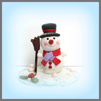 Mr Snowman! - Cake by Karen Dodenbier