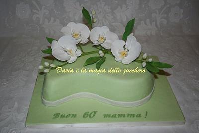 Orchids cake - Cake by Daria Albanese