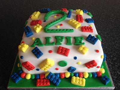 lego cake - Cake by Mandy