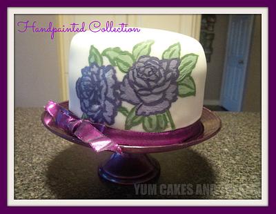 First Handpainted Cake! - Cake by Yum Cakes and Treats