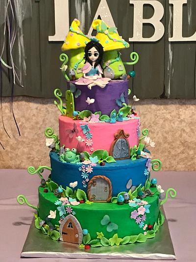 Enchanted Forest cake - Cake by Ingrid's Cupcakes & Confections