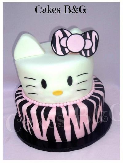 Sweet 16 Hello Kitty cake and cupcakes  - Cake by Laura Barajas 