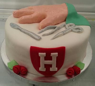 A cake for a hand surgeon - Cake by cakesbylaurapalmer