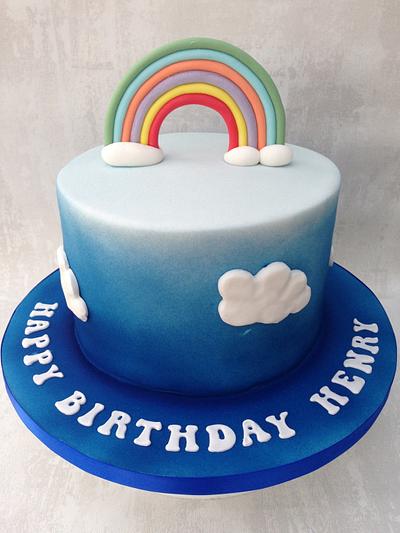 Rainbow Cake! - Cake by Domino Cakes