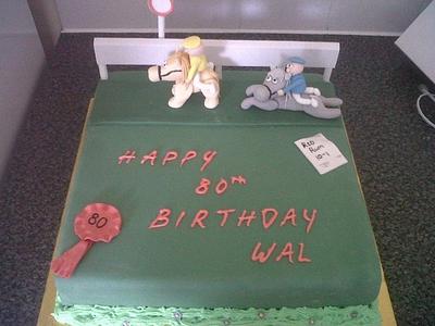 Horse racing cake - Cake by Little monsters Bakery