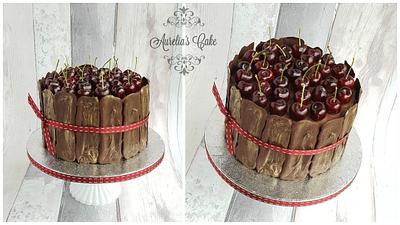 Chocolate and cherries heaven - Cake by Aurelia's Cake