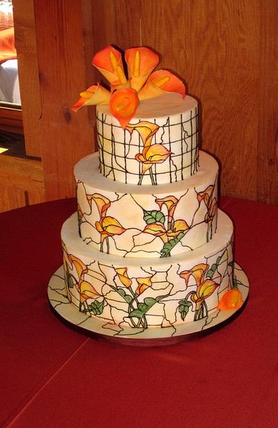 Tiffany-inspired wedding cake - Cake by Olga
