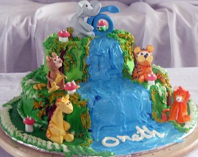 Animals theme - Cake by Inoka (Sugar Rose Cakes)