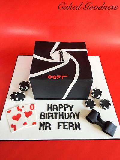007 James Bond poker cake - Cake by Caked Goodness