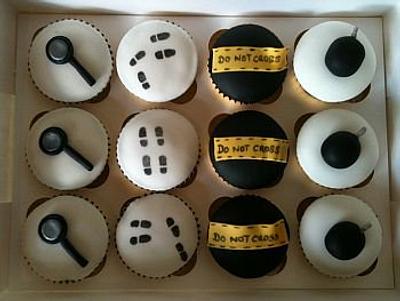 spy themed cupcakes - Cake by Mandy
