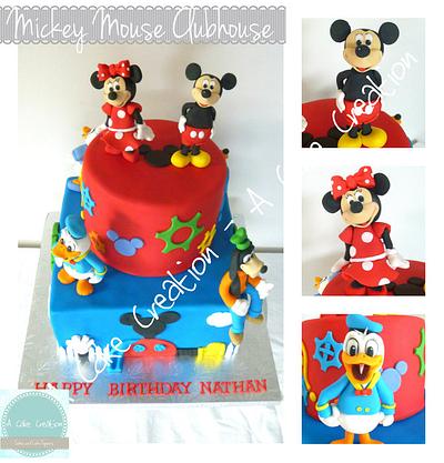 Nathans Mickey Mouseclub House - Cake by A Cake Creation