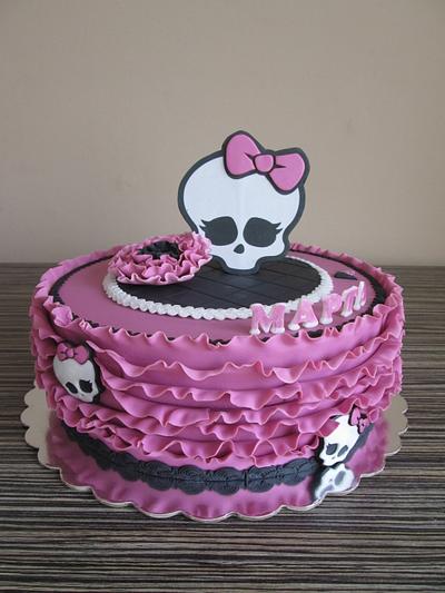 Monster High Ruffle Cake - Cake by sansil (Silviya Mihailova)