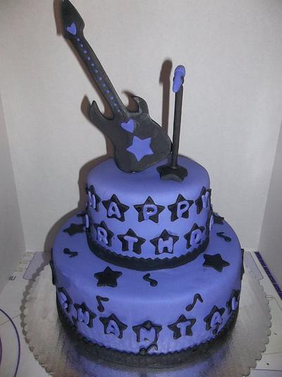 Rock Star Cake - Cake by gemmascakes