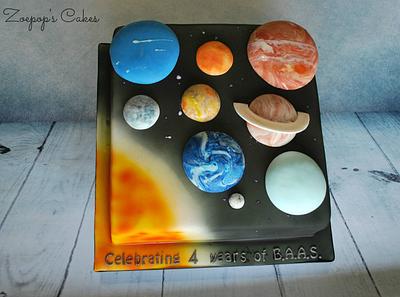 Solar system - Cake by Zoepop