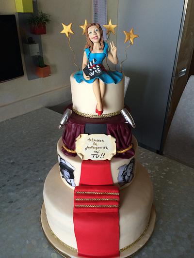Tema Hollywood  - Cake by mariella
