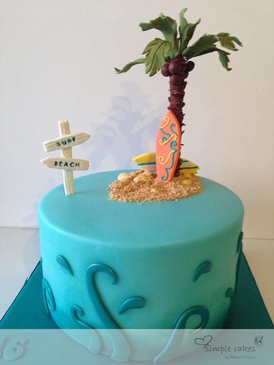 Surf... - Cake by simple cakes - Mara Paredes