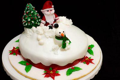 2012 Christmas cake for colleague - Cake by juddyoh