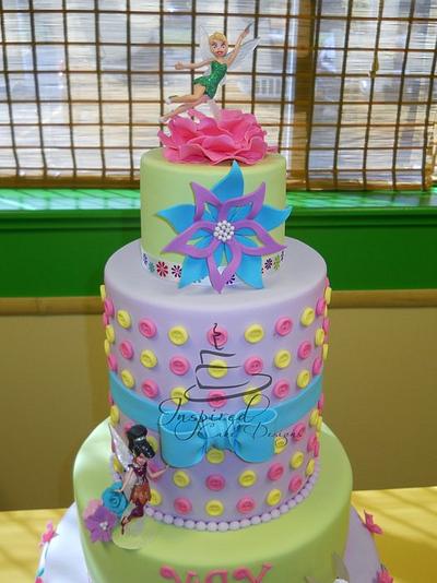 Tinkerbell Cake - Cake by InspiredCakeDesigns
