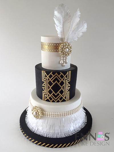 Great Gatsby - Cake by Irina - Ennas' Cake Design