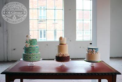A shoot in an old chocolate factory - Cake by Oh Gateaux