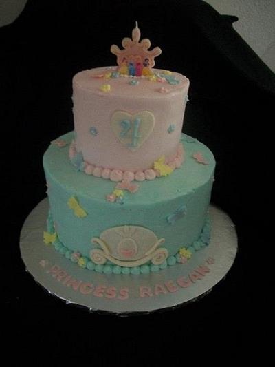 Princess Themed Birthday Cake - Cake by caymancake