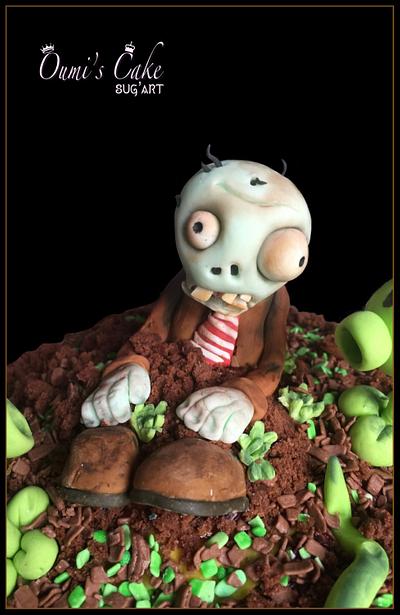 Zombies Vs Plants Cake - Cake by Cécile Fahs