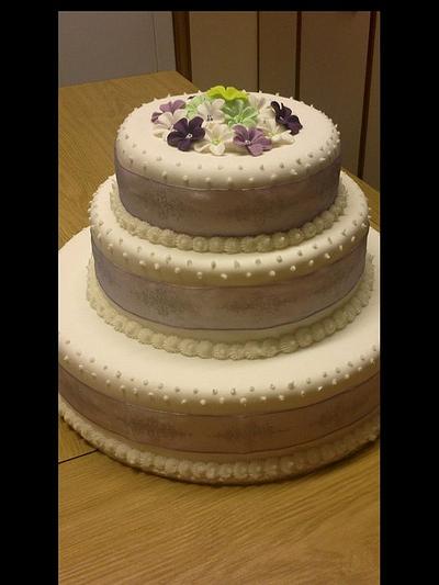 Wedding cake - Cake by EzTopperz by Jessica