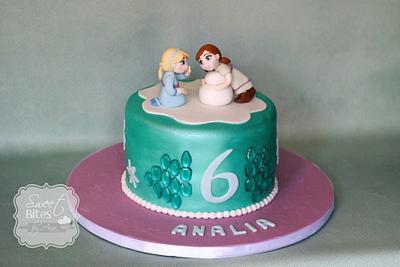 Frozen Theme Cake - Cake by Sweet Bites by Ana