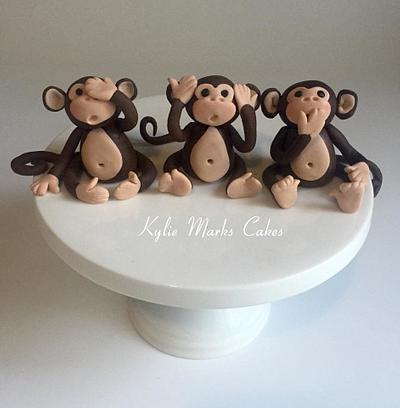 13.7 M is for.......Monkeys - Cake by Kylie Marks