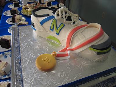Marathon Running Shoe - Cake by Laura