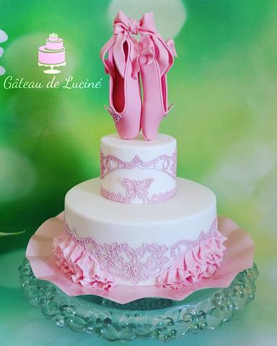 Cake With Ballerinas  - Cake by Gâteau de Luciné