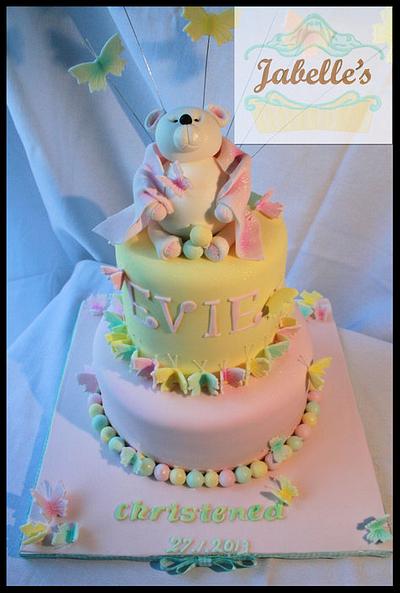 Christening Cake - Cake by Tracy Jabelles Cakes