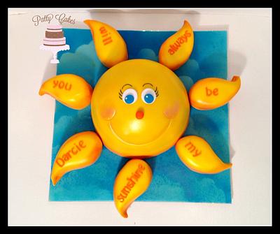 You Are My Sunshine Cake - Cake by Patty Cakes Bakes