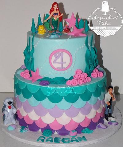 The Little Mermaid - Cake by Sugar Sweet Cakes
