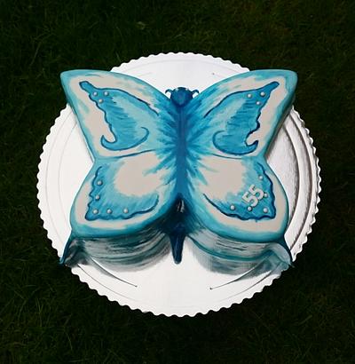 Butterfly Birthday Cake - Cake by AndyCake