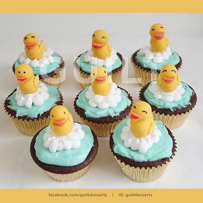 Rubber Ducky Cupcakes - Cake by Guilt Desserts
