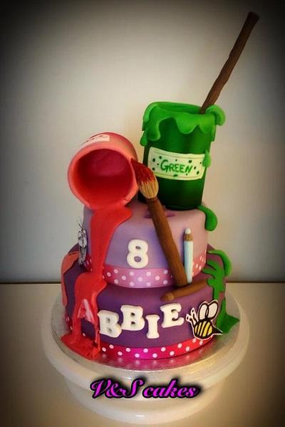 Art attack cake - Cake by V&S cakes