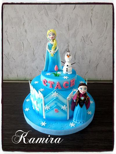 Frozen kingdom cake - Cake by Kamira