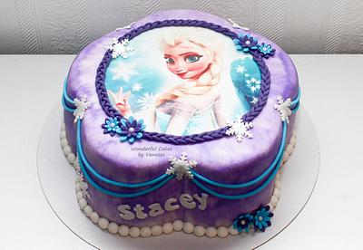 Frozen Cake, Elsa - Cake by Vanessa