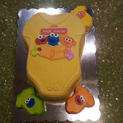 baby sesame street cake - Cake by kate clemente
