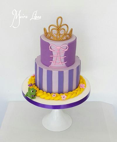 Rapunzel - Cake by Maira Liboa