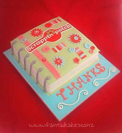 Scrapbooking Cake - Cake by Fantail Cakes