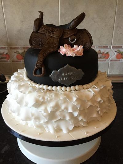 Western saddle - Cake by Becky's Cakes Spain